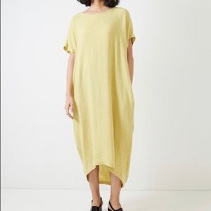 BLACK CRANE Pleated Cocoon Dress